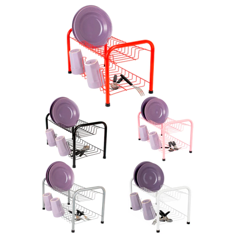 Escorredor Louça Berço Secador 2 andares Beliche 13 Pratos - comprar online