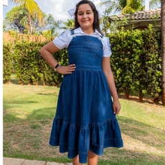 Salopete jeans Mel - Feliz Infância Kids