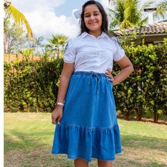 Saia jeans Sabrina - Feliz Infância Kids