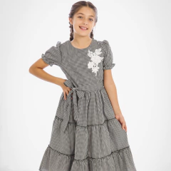 Vestido Fabiana - Preto - Feliz Infância Kids
