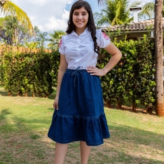 Saia jeans Sabrina - comprar online