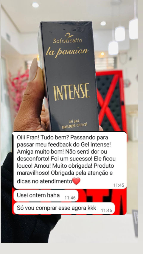 Gel Intense Sexo anal sem dor