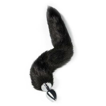 Plug Anal de Raposa Preto Tam M