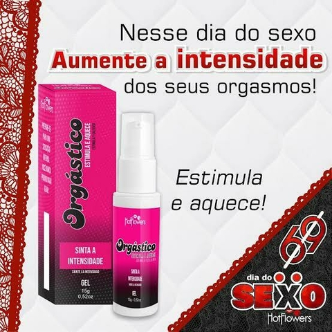 Gel Orgastico Estimula e Aquece