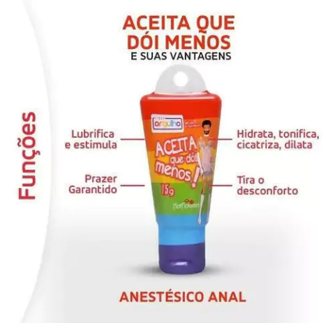 Gel Anal Aceita que dói menos