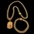 Corrente e Pulseira Moeda Antiga 1x1 - 10mm - 65cm + Pingente Nossa Senhora na internet