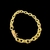 Corrente e Pulseira Moeda Antiga Cadeado Duplo - 7mm - 65cm + Pingente Face Cristo - loja online