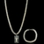 Corrente de prata grumet de 10mm com pingente e pulseira de brinde.