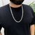 Corrente e Pulseira Grumet 7mm Banhado Prata - comprar online