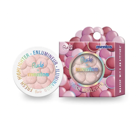 Iluminador Rude Cosmetics Mentos Fresh Highlighter - Bubble Fresh