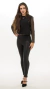Calça Legging Flanelada preta M - comprar online