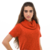 Vestido Mousse Gola Alta Terracota M - comprar online