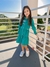 Vestido Infantil Inverno Verde - comprar online