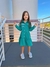Vestido Infantil Inverno Verde - Bebê Unicórnio Loja Infantil