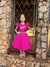 Vestido Infantil Barbie Princesa Pink Glitter Luxo - loja online