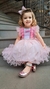Vestido Infantil Barbie Princesa Rosa Com Tiara Luxo na internet