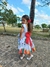 Vestido Infantil Aquarela ABC Branco Com Cinto Pérolas - comprar online
