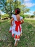 Vestido Infantil Aquarela ABC Branco Com Cinto Pérolas na internet