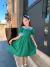 Vestido Nathália Verde Bordado Cerejinha - comprar online