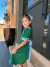 Vestido Nathália Verde Bordado Cerejinha - Bebê Unicórnio Loja Infantil