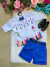 Conjunto Infantil Lápis Aquarela ABC Azul - comprar online