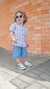Conjunto Meninos Casual Camisa Xadrez na internet