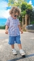 Conjunto Meninos Casual Camisa Xadrez - loja online