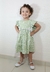 Vestido Infantil Verde Estampado Margaridas - Bebê Unicórnio Loja Infantil