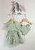 Vestido Infantil Verde Estampado Margaridas - loja online