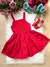 Vestido Cecília Vermelho Flores na internet