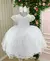 Vestido Baby Branco Busto Pérolas Bordado - comprar online