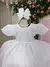 Vestido Cristal em Laise Branco - comprar online
