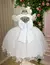 Vestido Baby Branco Busto Tule Cinto Strass - Bebê Unicórnio Loja Infantil