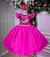 Vestido Infantil Barbie Princesa Pink Glitter Luxo - comprar online