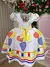 Vestido Infantil Junino Noivinha Quermesse Corações - Bebê Unicórnio Loja Infantil