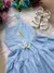 Vestido Cecília Azul Bebê Flores - comprar online