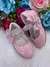 Sapatilha Rosa Bebê Strass Lacinho Luxo - comprar online
