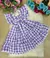 Vestido Junino Luxo Infantil Xadrez Lilás - comprar online