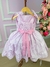 Vestido Infantil Xadrez Rosa Bebê na internet