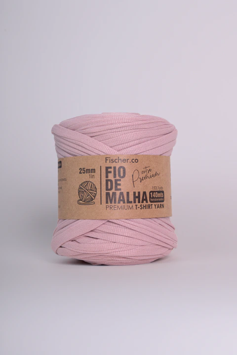 FIO DE MALHA EXTRA PREMIUM 25MM - 89 TEA ROSE