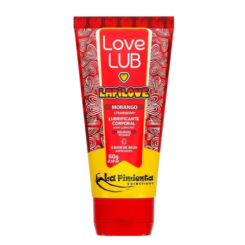 LapiLove Morango - Lubrificante Beijável