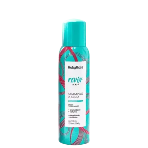 Shampoo a seco Ruby Rose reviv hair Baunilha 150ml - comprar online