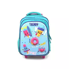 Mochila Escolar Con Carro 16" Trendy 17351 en internet
