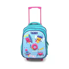 Mochila Escolar Con Carro 16" Trendy 17351 - .:: VALIJAS ARGENTINA ::.