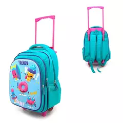 Mochila Escolar Con Carro 16" Trendy 17351 - comprar online