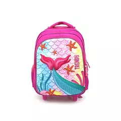 Mochila Escolar Con Carro 16" Trendy 17355 en internet