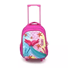 Mochila Escolar Con Carro 16" Trendy 17355 - .:: VALIJAS ARGENTINA ::.