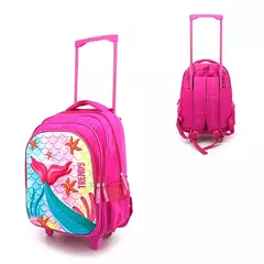 Mochila Escolar Con Carro 16" Trendy 17355 - comprar online