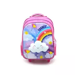 Mochila Escolar Con Carro 16" Trendy 17359 en internet