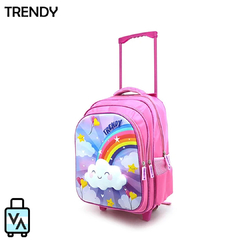Mochila Escolar Con Carro 16" Trendy 17359